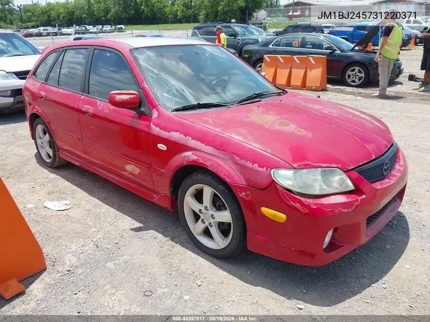 2003 Mazda Protege5 VIN: JM1BJ245731220371 Lot: 45397817