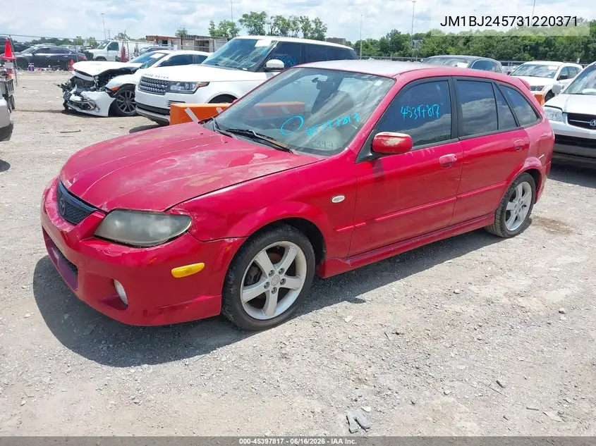 2003 Mazda Protege5 VIN: JM1BJ245731220371 Lot: 45397817