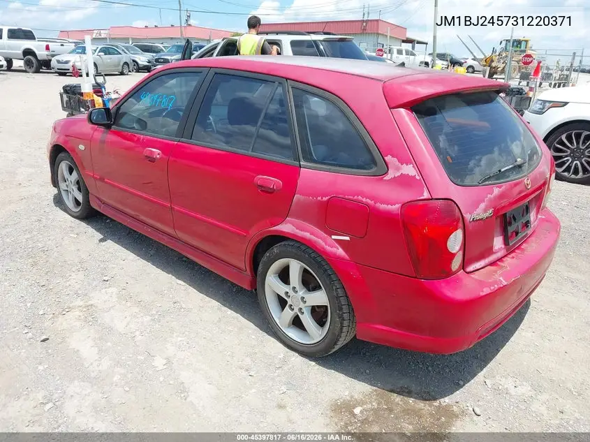 2003 Mazda Protege5 VIN: JM1BJ245731220371 Lot: 45397817