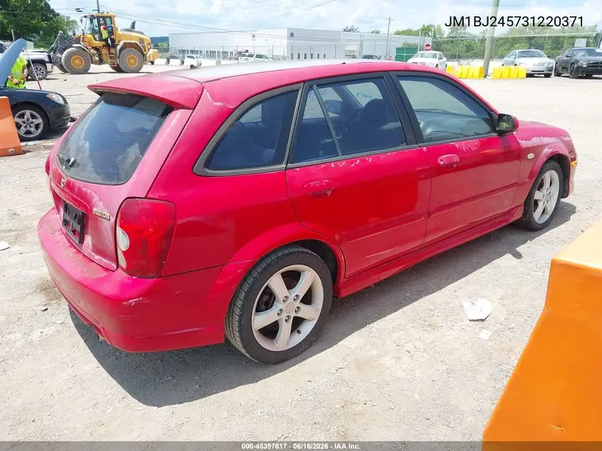 2003 Mazda Protege5 VIN: JM1BJ245731220371 Lot: 45397817