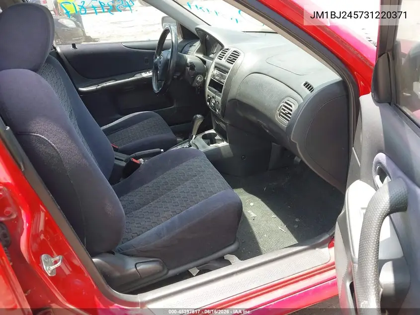 2003 Mazda Protege5 VIN: JM1BJ245731220371 Lot: 45397817