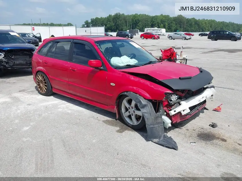 2003 Mazda Protege5 VIN: JM1BJ246831210909 Lot: 45477300