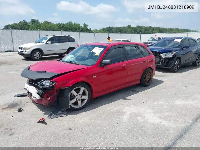 2003 Mazda Protege5 VIN: JM1BJ246831210909 Lot: 45477300