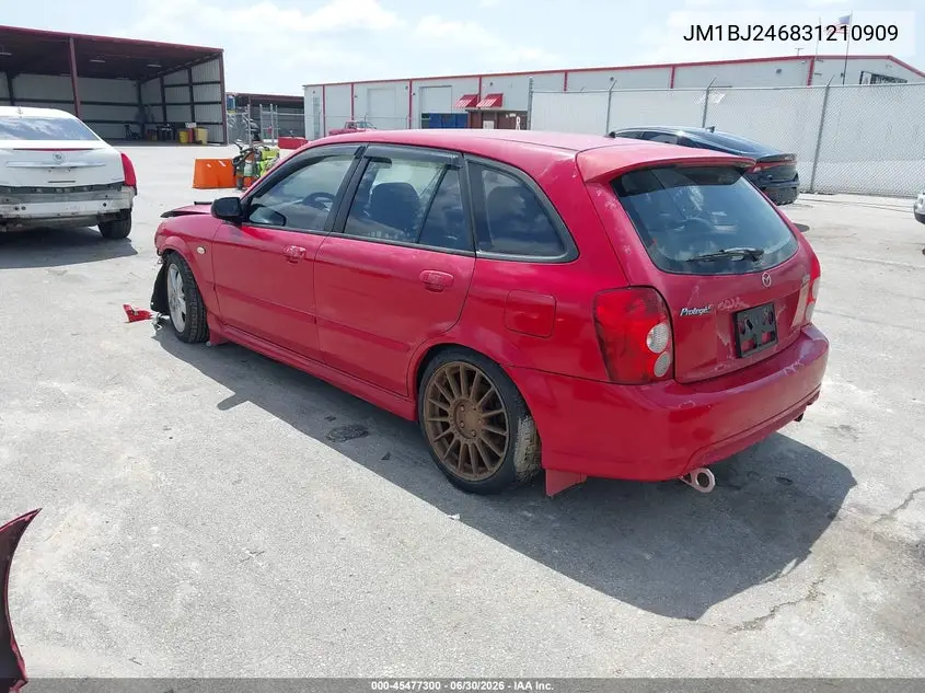 2003 Mazda Protege5 VIN: JM1BJ246831210909 Lot: 45477300
