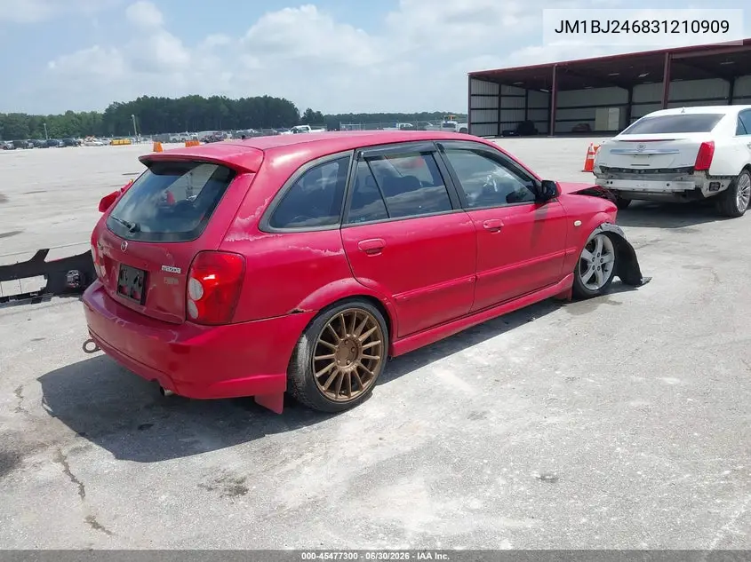 2003 Mazda Protege5 VIN: JM1BJ246831210909 Lot: 45477300