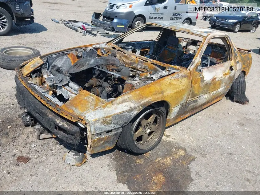 1987 Mazda Rx7 VIN: JM1FC3318H0520188 Lot: 45468120