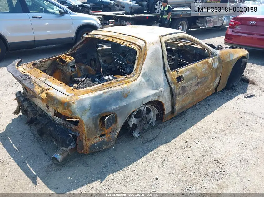 1987 Mazda Rx7 VIN: JM1FC3318H0520188 Lot: 45468120