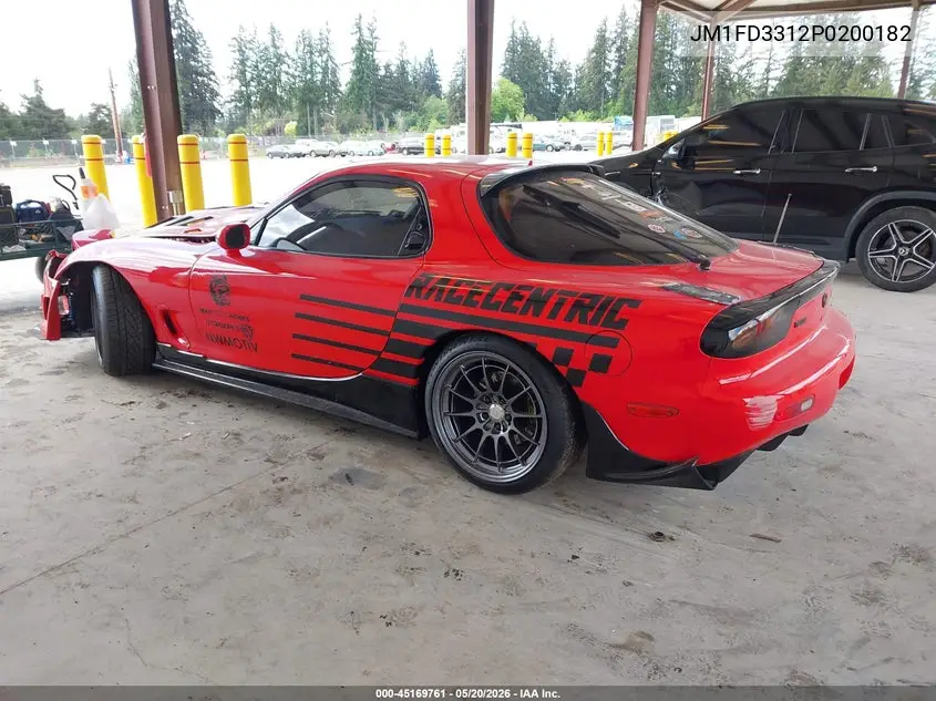 1993 Mazda Rx7 VIN: JM1FD3312P0200182 Lot: 45169761