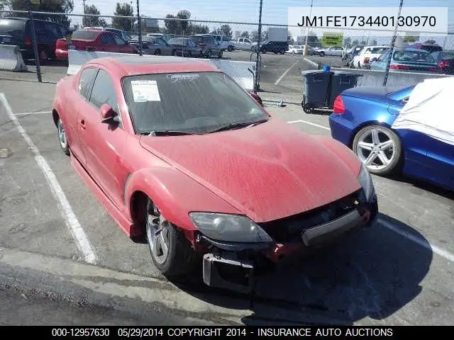 2004 Mazda Rx8 VIN: JM1FE173440130970 Lot: 12957630