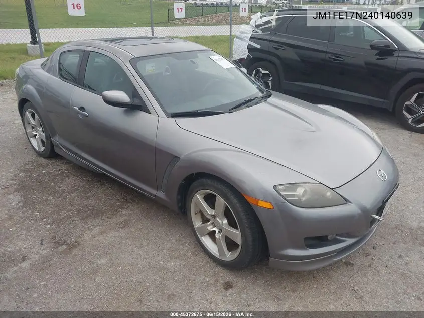 2004 Mazda Rx-8 Sport Automatic VIN: JM1FE17N240140639 Lot: 45372675