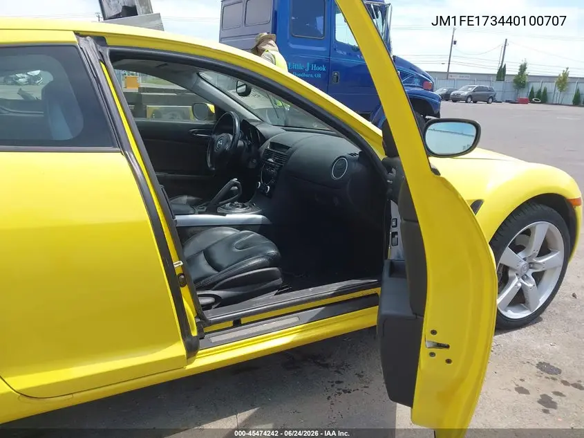 2004 Mazda Rx-8 6 Speed Manual VIN: JM1FE173440100707 Lot: 45474242
