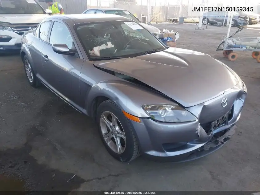 2005 Mazda Rx-8 Sport Automatic VIN: JM1FE17N150159345 Lot: 43132555