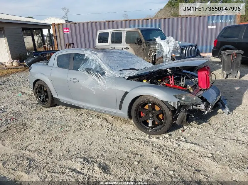 2005 Mazda Rx-8 6 Speed Manual VIN: JM1FE173650147996 Lot: 44147950