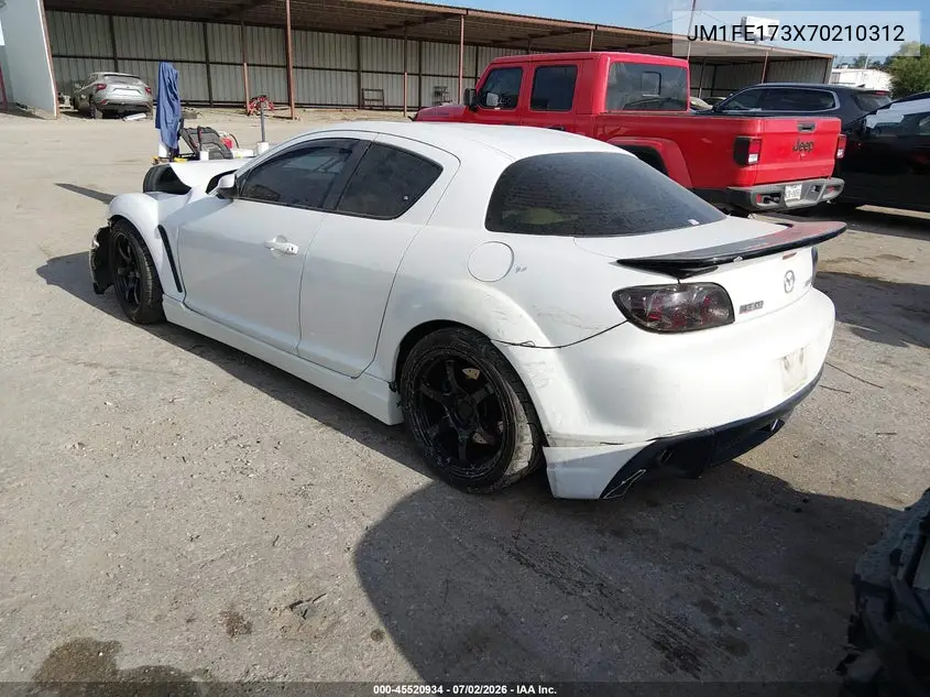 2007 Mazda Rx-8 Grand Touring VIN: JM1FE173X70210312 Lot: 45520934