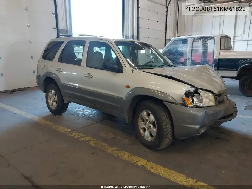 2001 Mazda Tribute Es V6/Lx V6 VIN: 4F2CU08161KM61823 Lot: 44949435