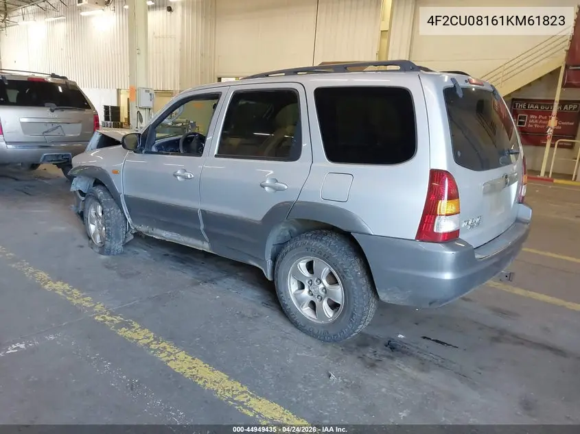 2001 Mazda Tribute Es V6/Lx V6 VIN: 4F2CU08161KM61823 Lot: 44949435