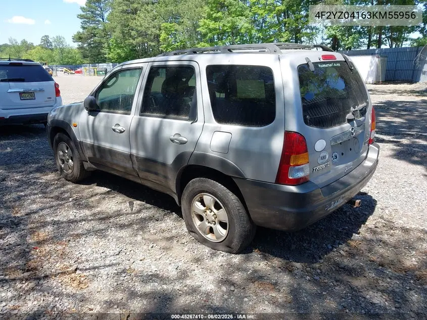2003 Mazda Tribute Lx V6 VIN: 4F2YZ04163KM55956 Lot: 45267410