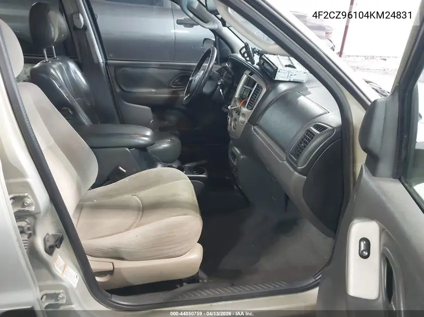 2004 Mazda Tribute Es V6 VIN: 4F2CZ96104KM24831 Lot: 44850759