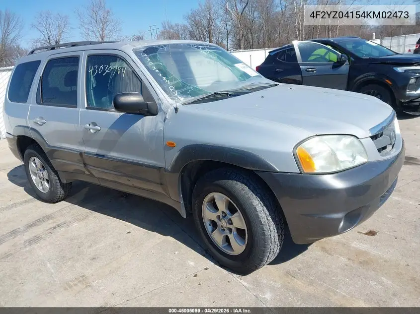 2004 Mazda Tribute Lx V6 VIN: 4F2YZ04154KM02473 Lot: 45005059