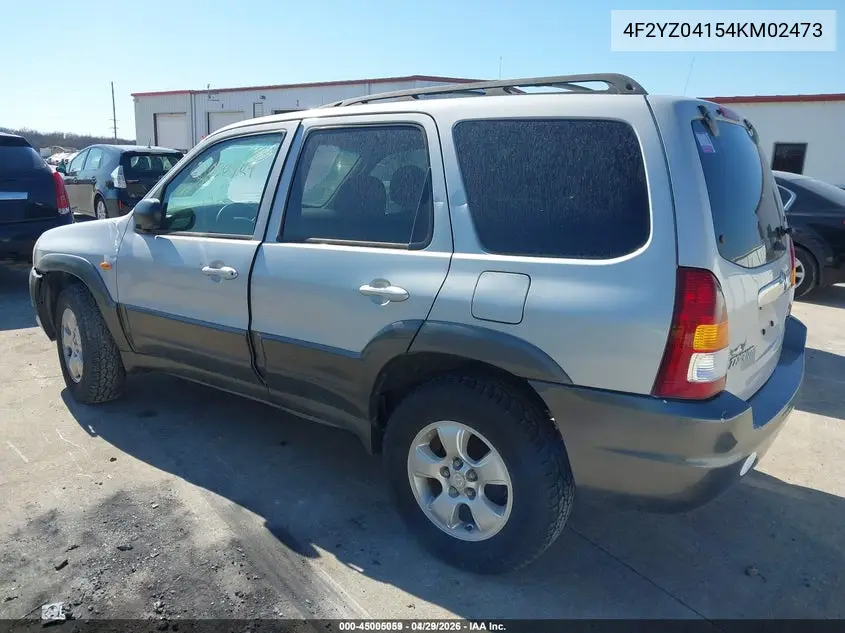 2004 Mazda Tribute Lx V6 VIN: 4F2YZ04154KM02473 Lot: 45005059