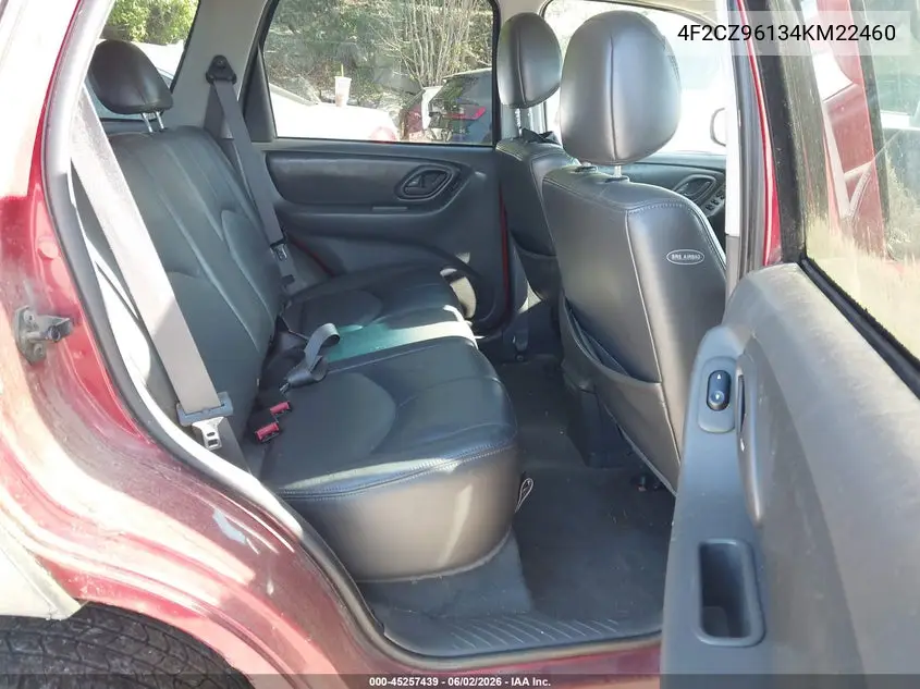 2004 Mazda Tribute Es V6 VIN: 4F2CZ96134KM22460 Lot: 45257439