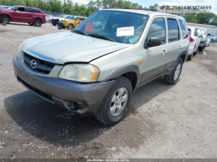 2004 Mazda Tribute Es V6 VIN: 4F2CZ96144KM24699 Lot: 45340584