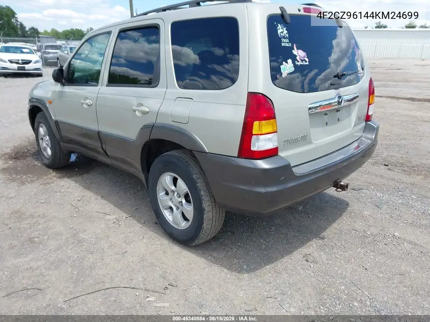 2004 Mazda Tribute Es V6 VIN: 4F2CZ96144KM24699 Lot: 45340584