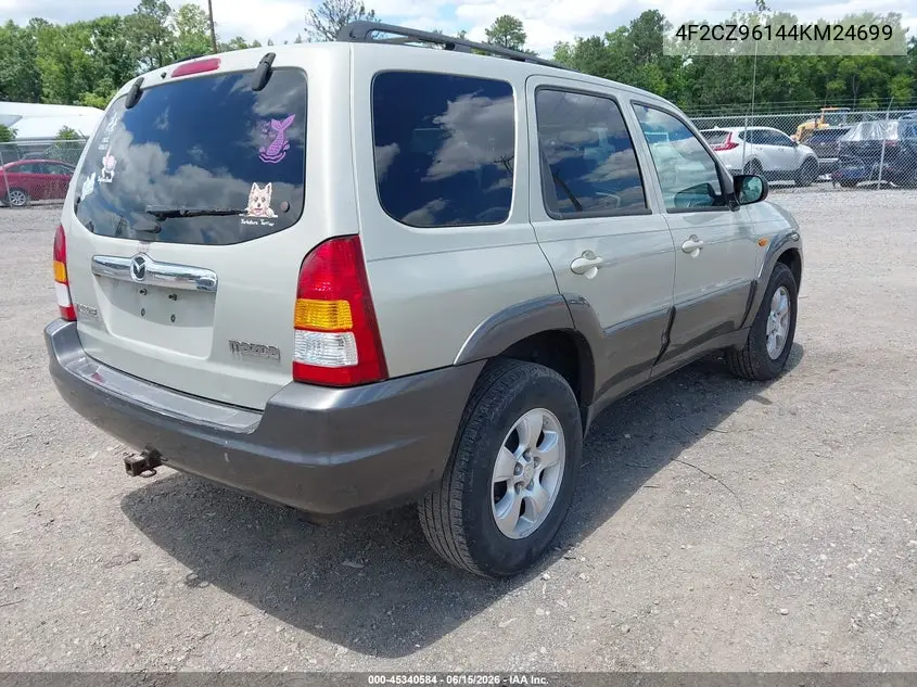2004 Mazda Tribute Es V6 VIN: 4F2CZ96144KM24699 Lot: 45340584