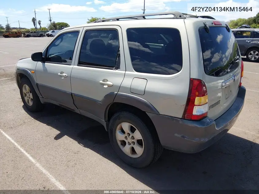 2004 Mazda Tribute Lx V6 VIN: 4F2YZ04134KM15464 Lot: 45605840