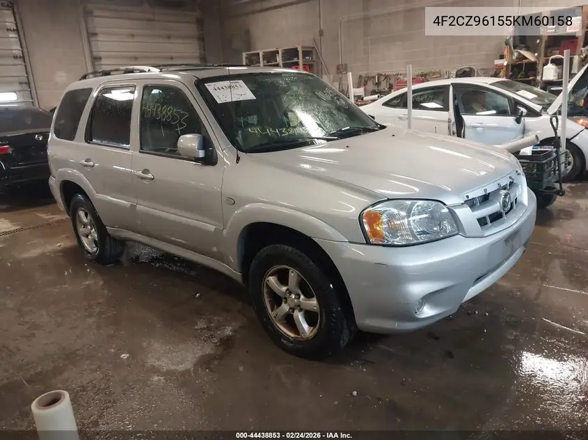 2005 Mazda Tribute S VIN: 4F2CZ96155KM60158 Lot: 44438853