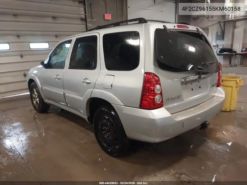 2005 Mazda Tribute S VIN: 4F2CZ96155KM60158 Lot: 44438853