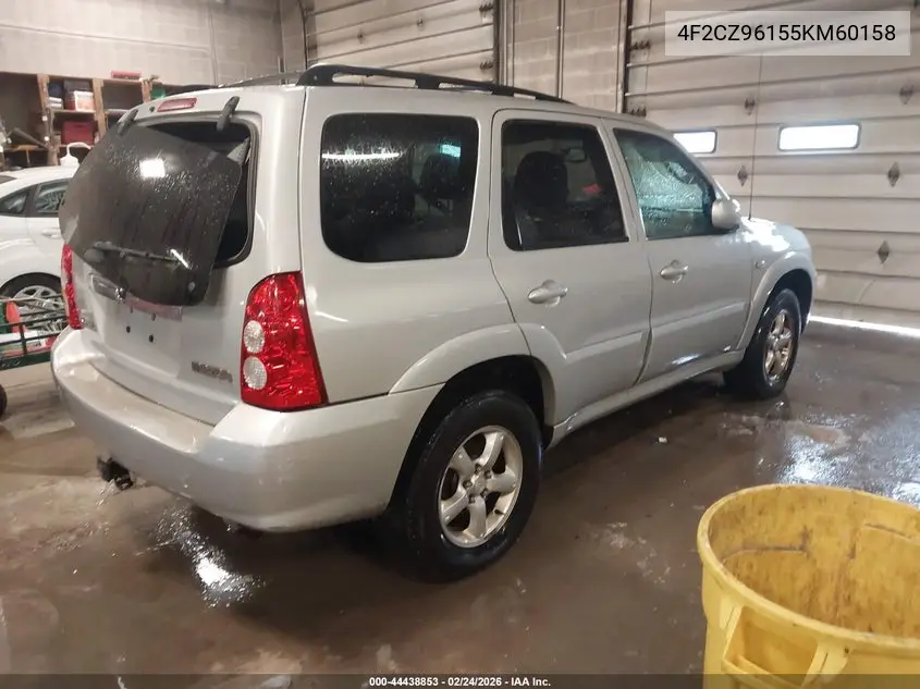 2005 Mazda Tribute S VIN: 4F2CZ96155KM60158 Lot: 44438853