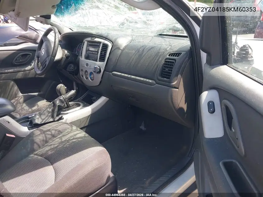 2005 Mazda Tribute S VIN: 4F2YZ04185KM60353 Lot: 44964355