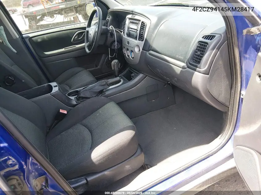 2005 Mazda Tribute S VIN: 4F2CZ94145KM28417 Lot: 45280079