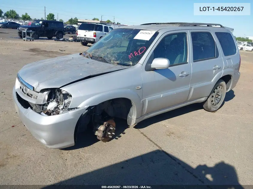 2005 Mazda Tribute S VIN: 4F2YZ94165KM50781 Lot: 45420267