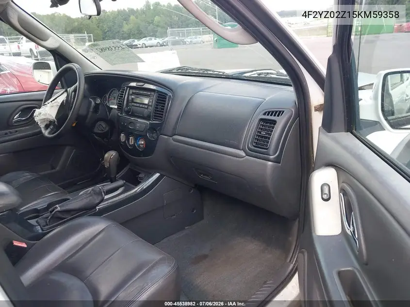 2005 Mazda Tribute I VIN: 4F2YZ02Z15KM59358 Lot: 45538982