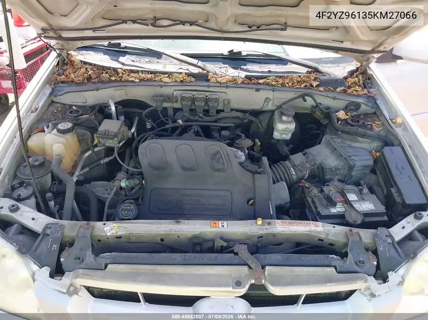 2005 Mazda Tribute S VIN: 4F2YZ96135KM27066 Lot: 45582507