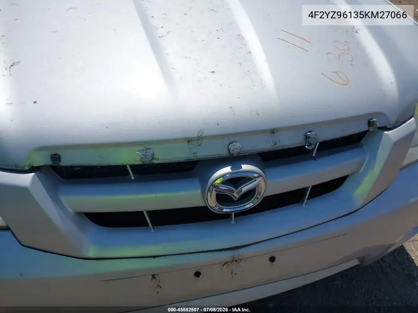 2005 Mazda Tribute S VIN: 4F2YZ96135KM27066 Lot: 45582507