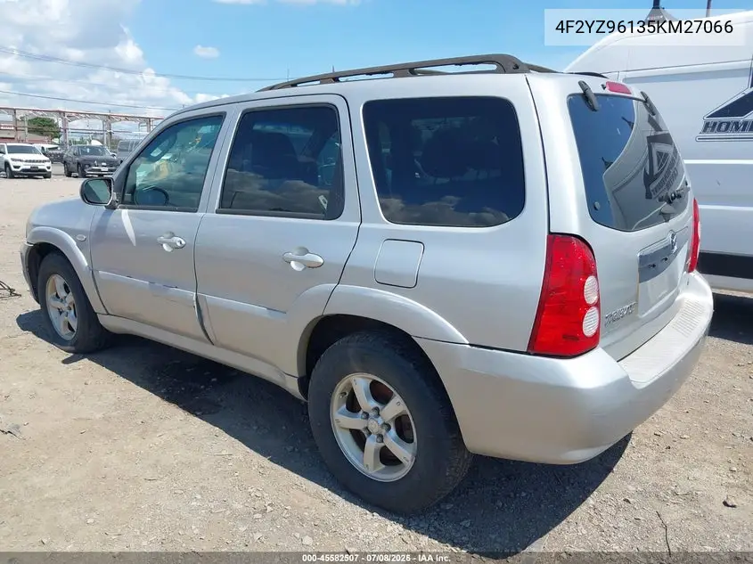 2005 Mazda Tribute S VIN: 4F2YZ96135KM27066 Lot: 45582507