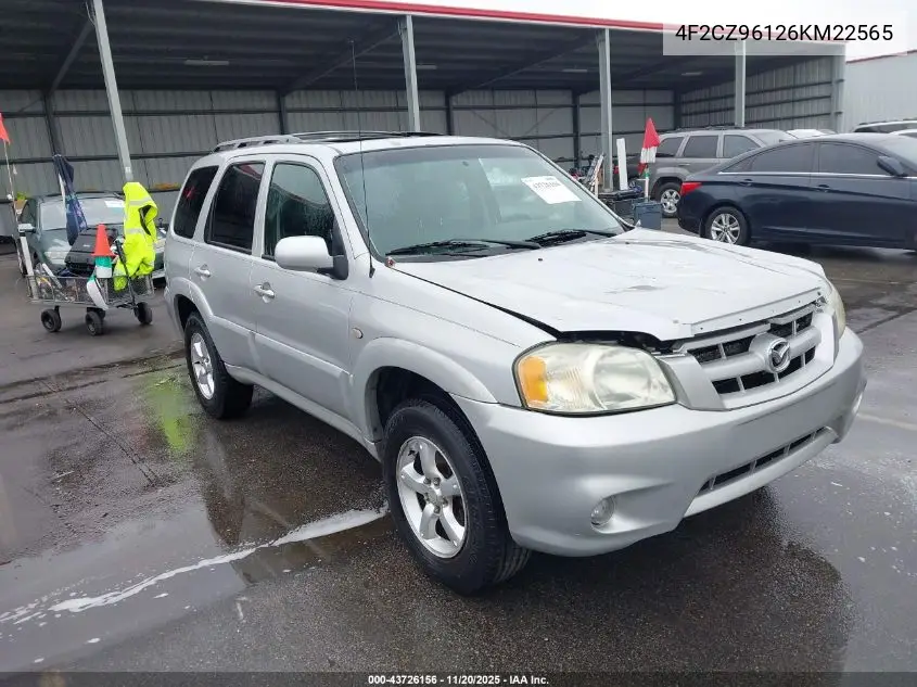 2006 Mazda Tribute S VIN: 4F2CZ96126KM22565 Lot: 43726156