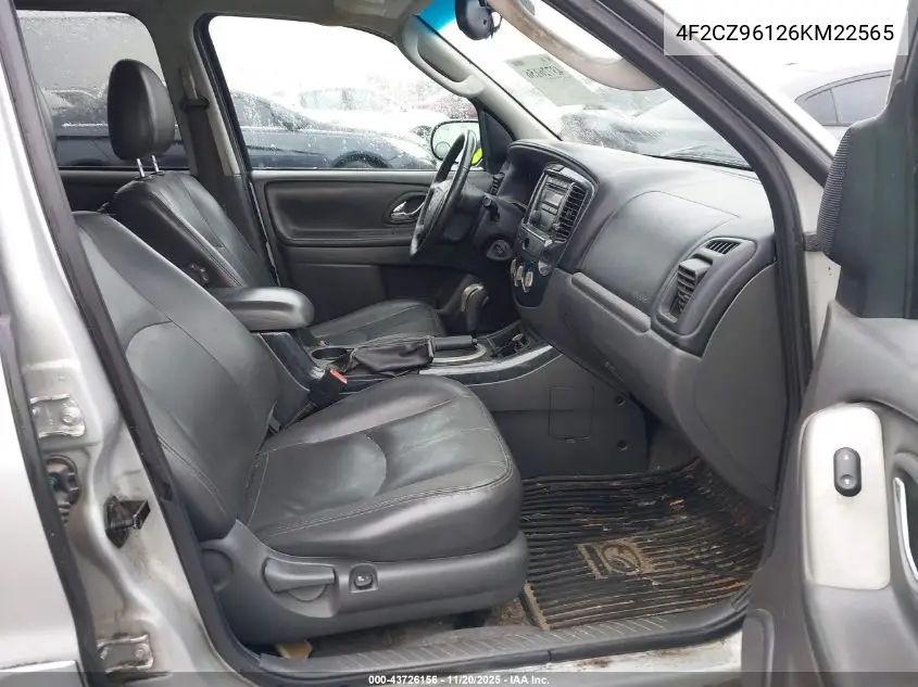 2006 Mazda Tribute S VIN: 4F2CZ96126KM22565 Lot: 43726156