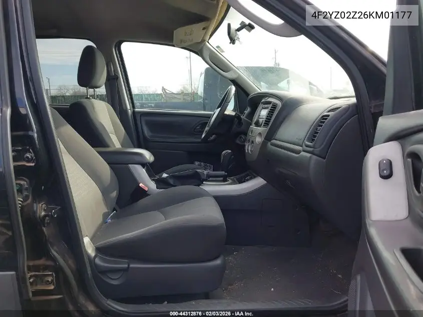 2006 Mazda Tribute I VIN: 4F2YZ02Z26KM01177 Lot: 44312876