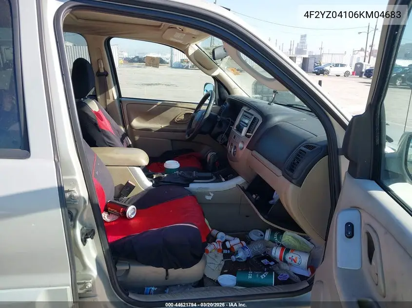 2006 Mazda Tribute S VIN: 4F2YZ04106KM04683 Lot: 44621794