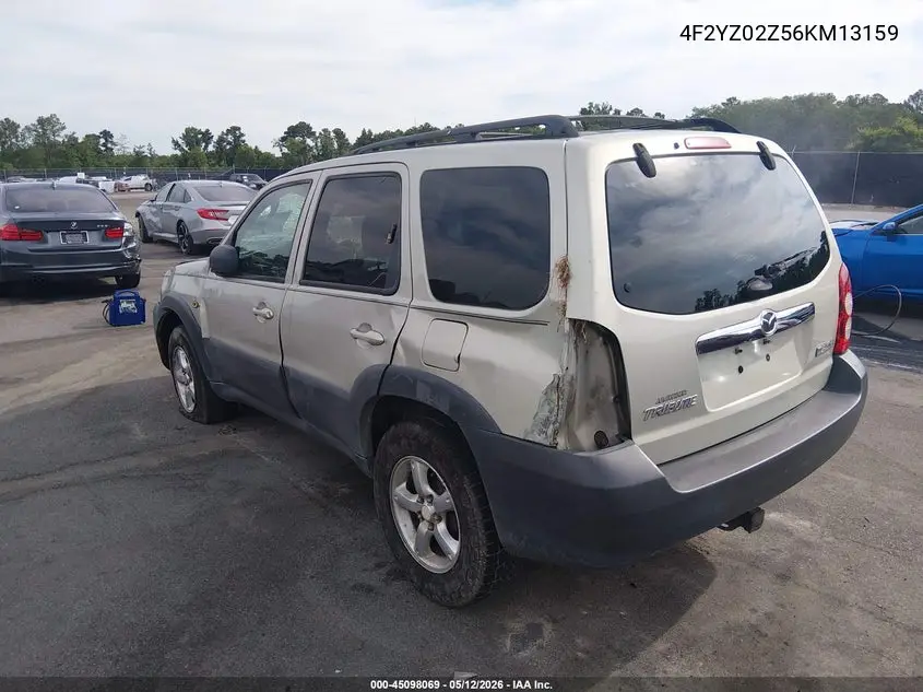 2006 Mazda Tribute I VIN: 4F2YZ02Z56KM13159 Lot: 45098069