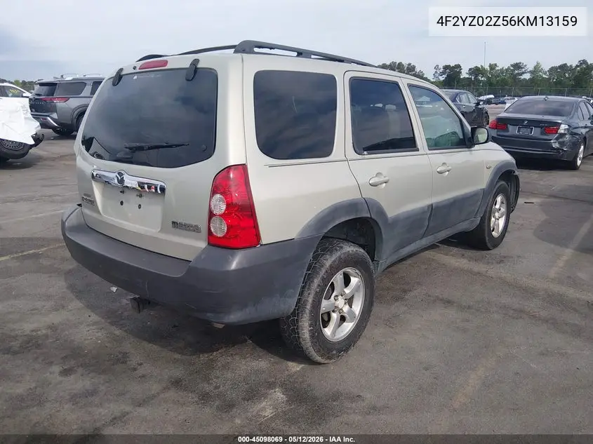 2006 Mazda Tribute I VIN: 4F2YZ02Z56KM13159 Lot: 45098069