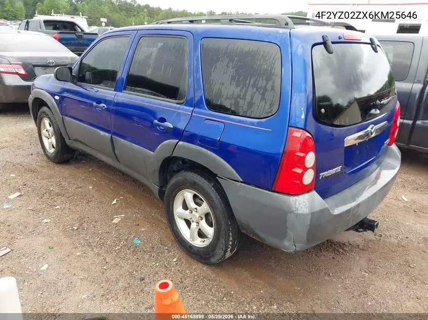 2006 Mazda Tribute I VIN: 4F2YZ02ZX6KM25646 Lot: 45168899