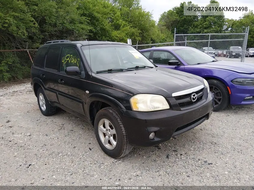 2006 Mazda Tribute S VIN: 4F2CZ041X6KM32498 Lot: 45270103