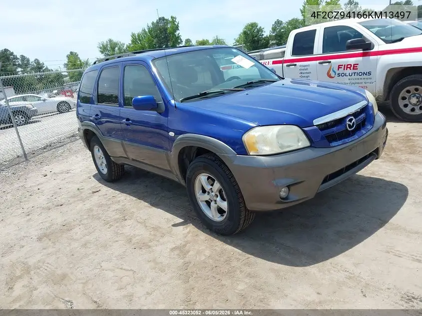2006 Mazda Tribute S VIN: 4F2CZ94166KM13497 Lot: 45323052