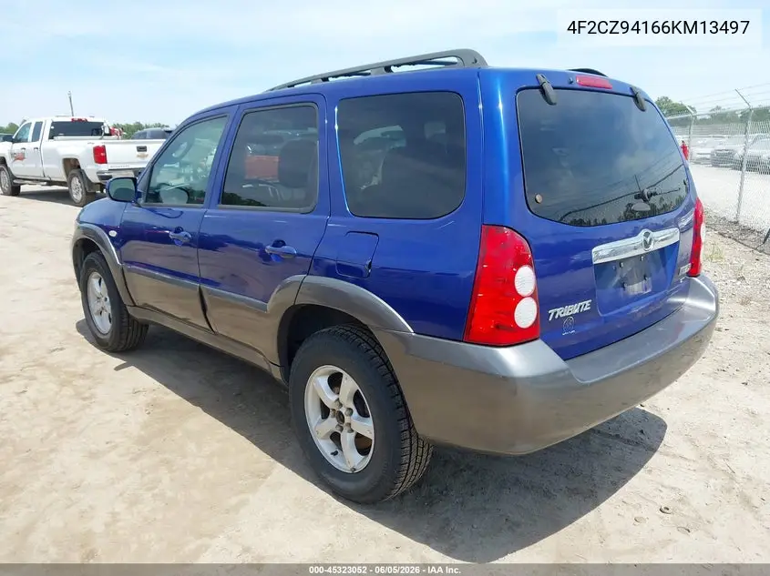 2006 Mazda Tribute S VIN: 4F2CZ94166KM13497 Lot: 45323052