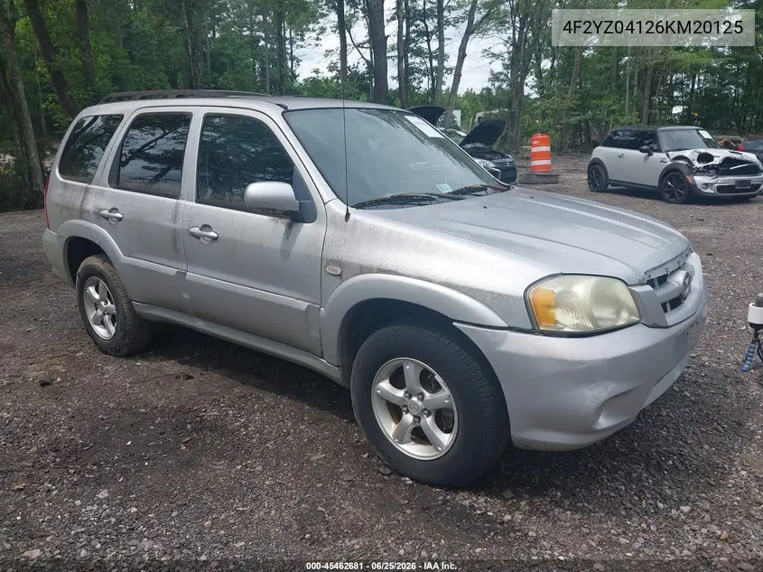 2006 Mazda Tribute S VIN: 4F2YZ04126KM20125 Lot: 45462681